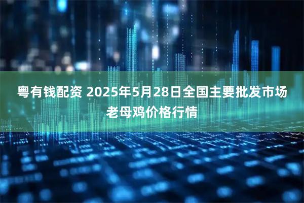 粤有钱配资 2025年5月28日全国主要批发市场老母鸡价格行情