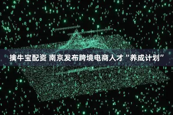 擒牛宝配资 南京发布跨境电商人才“养成计划”